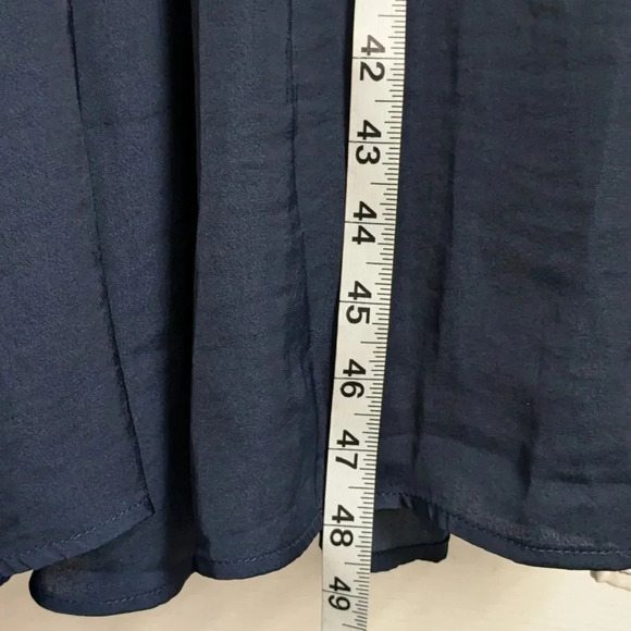 Banana Republic long dress, 2 petite, blue,black and white - Picture 2 of 10